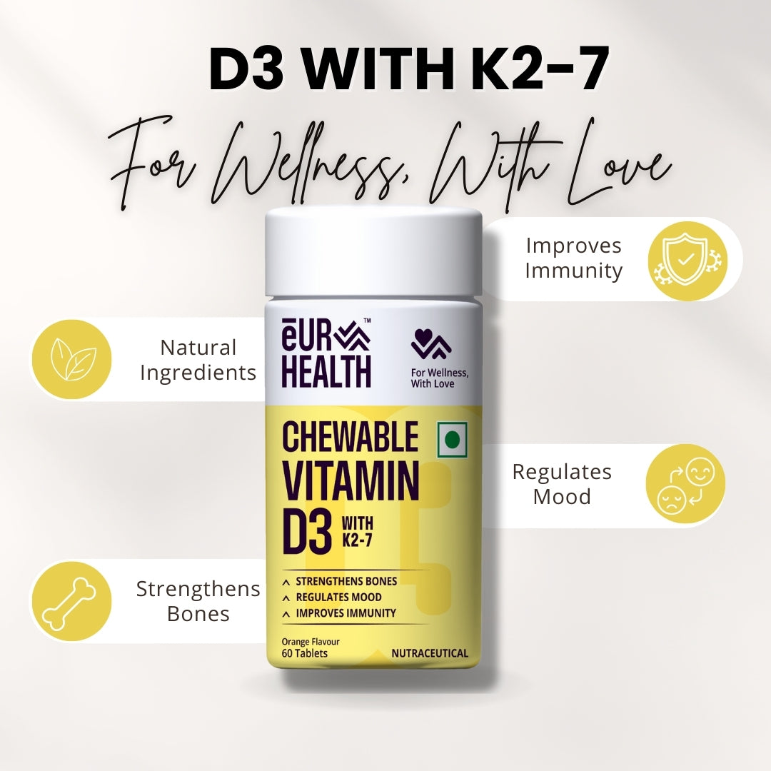 Chewable Vitamin D3 With K2-7