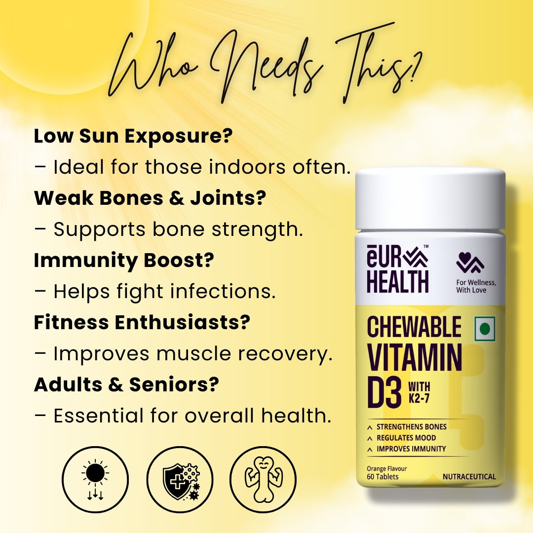 Chewable Vitamin D3 With K2-7