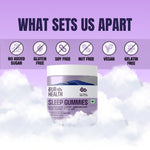 Sleep Gummies With Ashwagandha, L-Theanine, Magnesium Citrate, Glycine, Chamomile, Valerian Root