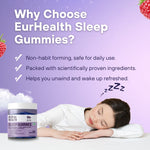 Sleep Gummies With Ashwagandha, L-Theanine, Magnesium Citrate, Glycine, Chamomile, Valerian Root