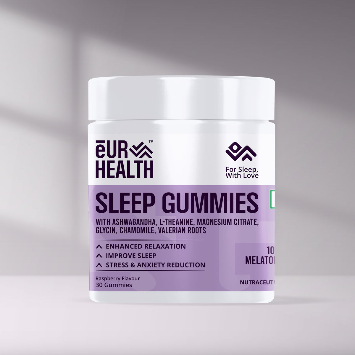 Sleep Gummies With Ashwagandha, L-Theanine, Magnesium Citrate, Glycine, Chamomile, Valerian Root