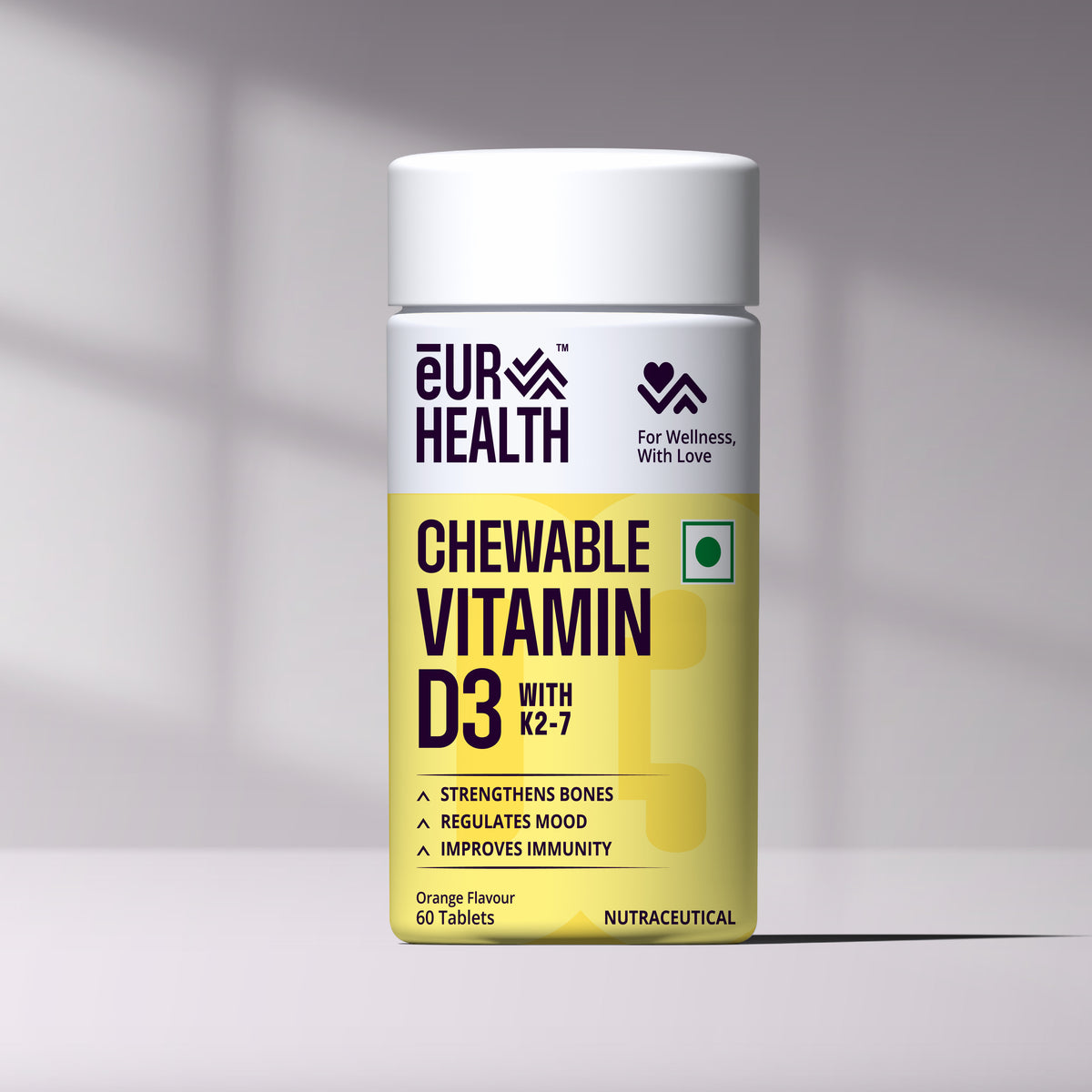 Chewable Vitamin D3 With K2-7