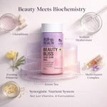 Beauty Bliss – Hair, Skin & Nail Support | Glutathione, Hyaluronic Acid, Multivitamins | 60 Tablets | 100% Vegetarian
