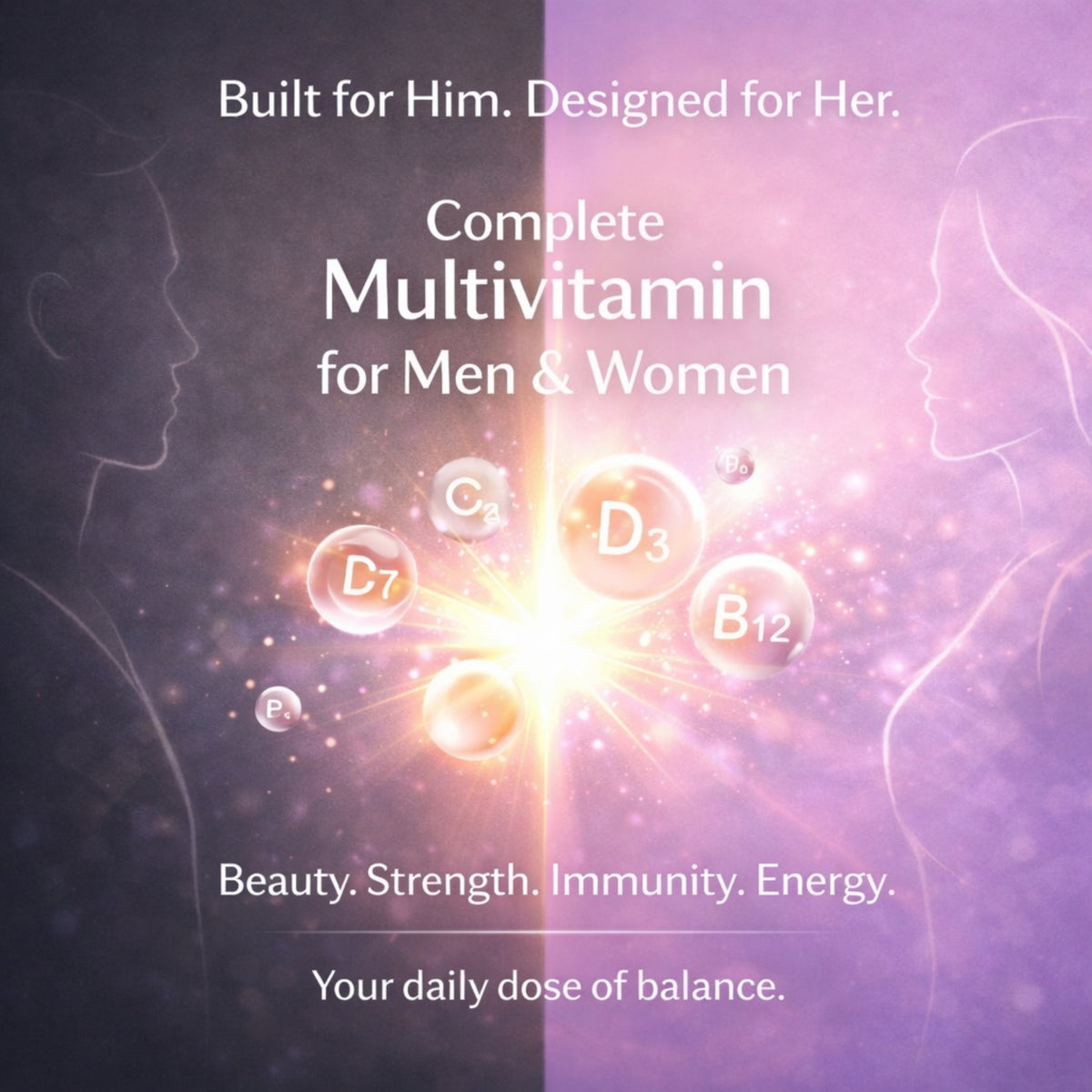 Beauty Bliss – Hair, Skin & Nail Support | Glutathione, Hyaluronic Acid, Multivitamins | 60 Tablets | 100% Vegetarian